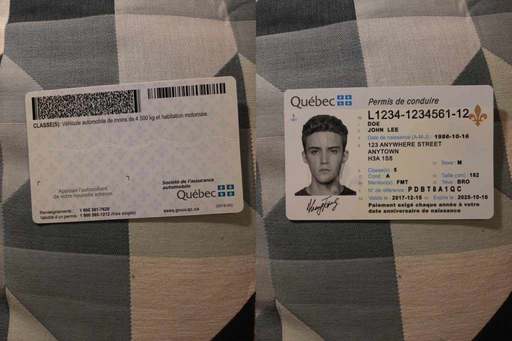 Canada Quebec Driver License – Verdoc