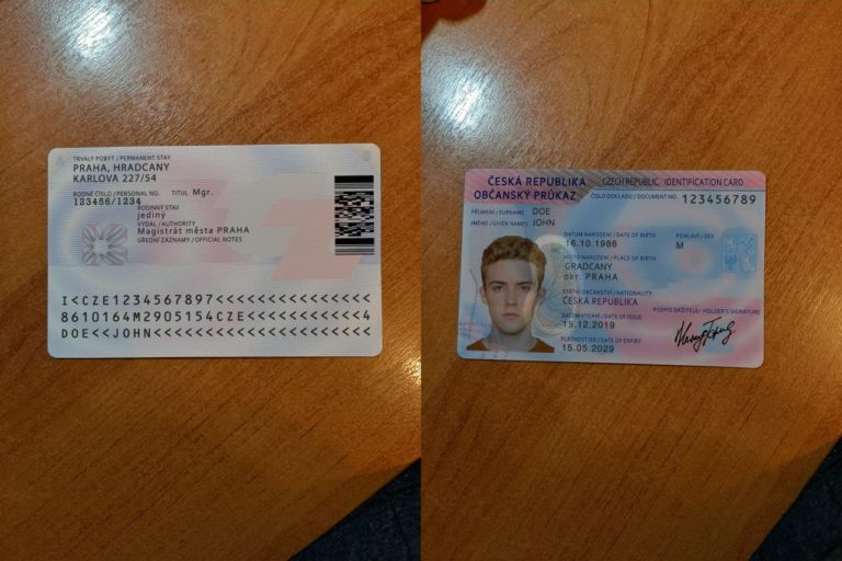 Czech Republic ID Card – Verdoc