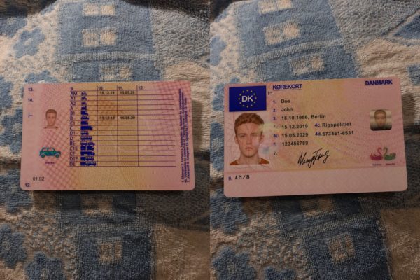 Denmark Driving License – Verdoc