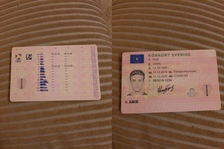 Sweden Driving License – Verdoc